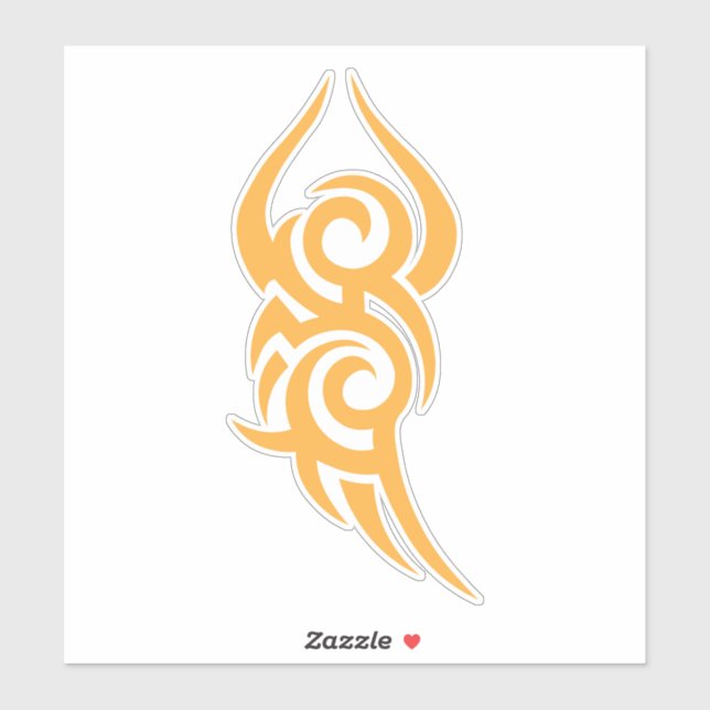 Adesivo Classic Tattoo Inspired Line Art Design (Folha)