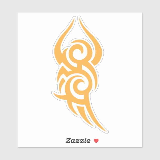 Adesivo Classic Tattoo Inspired Line Art Design (Folha)