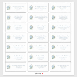 Adesivo Classic Wedding Guest Address Labels