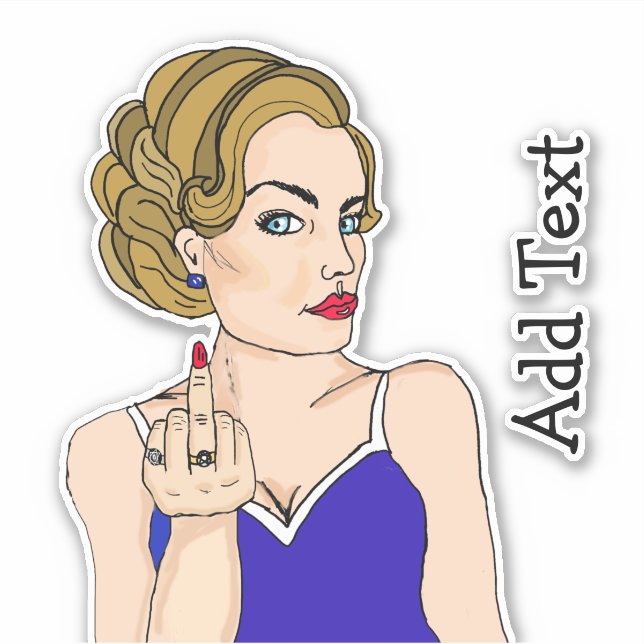 Adesivo Clássica Retrorista Invertendo Pássaro (Frente)