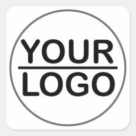 Adesivo clássico de negócio de logotipo personaliz