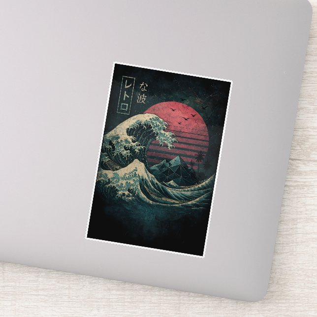 Adesivo Clássico de Onda Retroativa do Excelente (Detalhe)