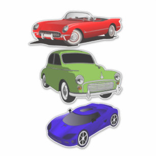 Adesivo Clássico e carros desportivos Clipart