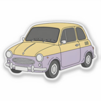 Adesivo Clássico Pequeno Automóvel Legal