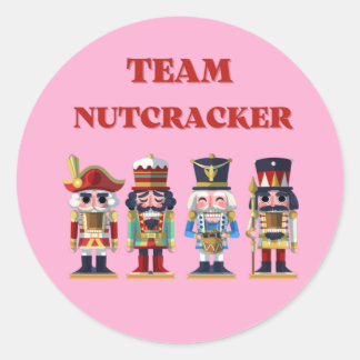 Adesivo clássico redondo do do Nutcracker da equip