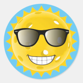 Adesivo clássico redondo Legal de picleball