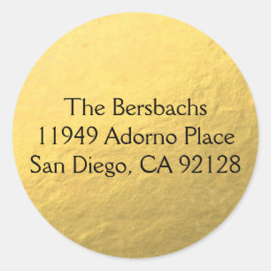 Adesivo clássico redondo personalizado