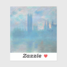 Claude Monet Houses do Parlamento de Londres. Azul