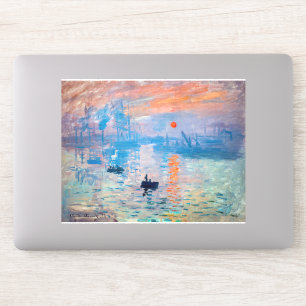 Adesivo Claude Monet - Impressão, Assalto do Sol