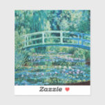 Adesivo Claude Monet - Lírios De Água E Ponte Japonesa<br><div class="desc">Claude Monet - Lírios E Ponte Japonesa (1899)</div>