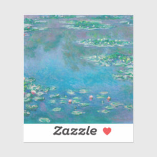 Adesivo Claude Monet. Lírios de água. impressionismo fra