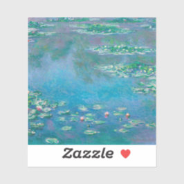 Adesivo Claude Monet. Lírios De Água. impressionismo franc