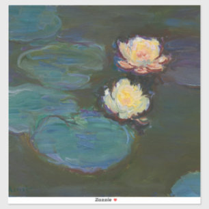 Adesivo Claude Monet Nenúfares Arte a Óleo Impressionista