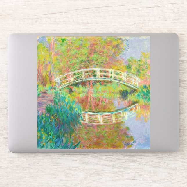 Adesivo Claude Monet - Ponte Japonesa, Giverny (Computador)