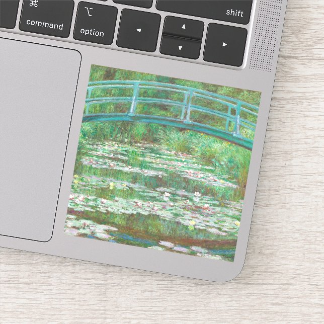Adesivo Claude Monet, Ponte Japonesa. Impressionismo (Detalhe)