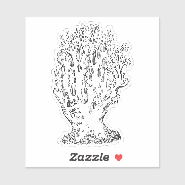 Adesivo Clavaire Jaune Mushroom Sticker (Folha)