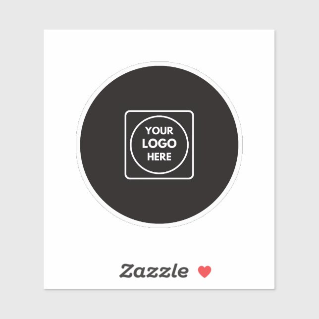 Adesivo Clear Vinyl Logo Business Promo QR label (Folha)