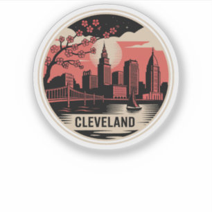 Adesivo Cleveland City Ohio USA