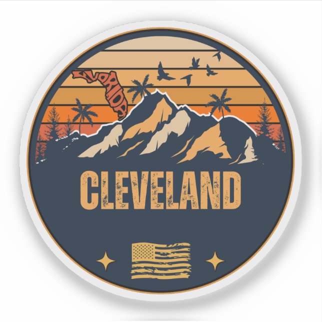Adesivo Cleveland, Florida (Frente)