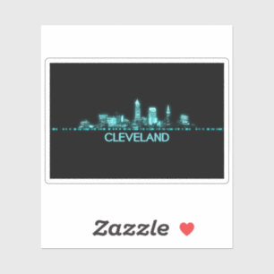 Adesivo Cleveland Skyline