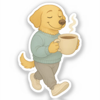 Adesivo Clipart de café adulto