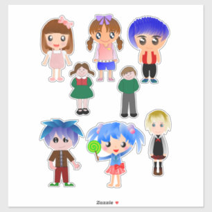 Adesivo Clipart de Kids de Cartoon