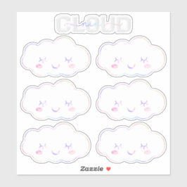 Adesivo Cloud Nine 9th Birthday Sticker - Kawaii Pastel Sk
