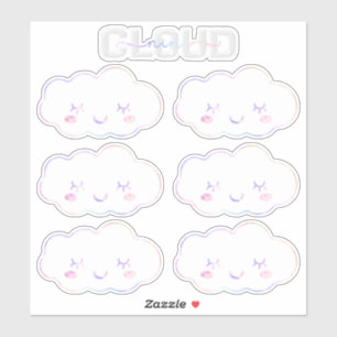 Adesivo Cloud Nine 9th Birthday Sticker - Kawaii Pastel Sk
