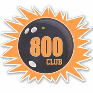 Adesivo Clube Boliche 800 Series, Bola de boliche, Vinil