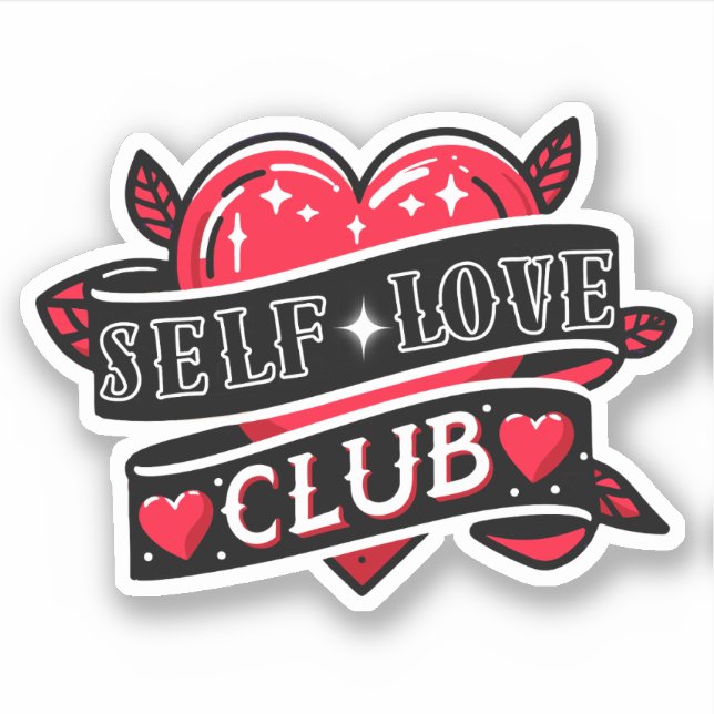 Adesivo clube de amor (Frente)