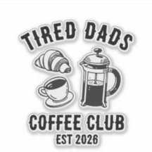 Clube de Café dos Pais Cansados Personalizado FEV 