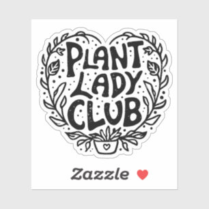 Adesivo Clube de dama das plantas