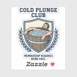 Adesivo Clube de Imersão Fria