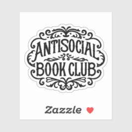 Adesivo Clube do livro antissocial