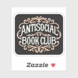 Adesivo Clube do livro antissocial
