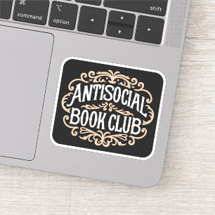 Adesivo Clube do livro antissocial