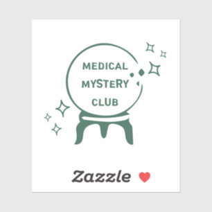 Adesivo "Clube do Mistério Médico" Colherzinha Engraçada C