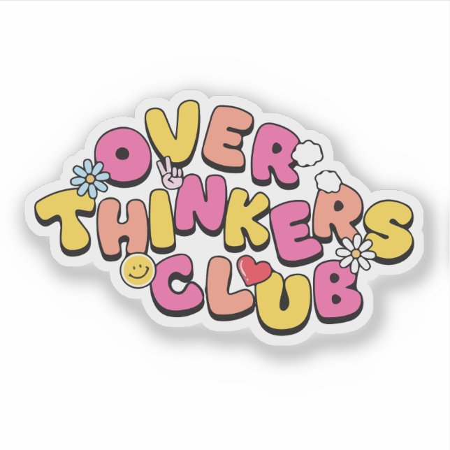 Adesivo clube dos superpensadores (Frente)