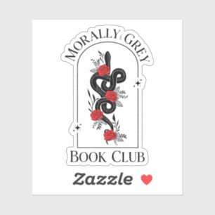 Adesivo Clube Moral de Livro de Cinzas