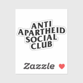 Adesivo Clube Social Anti-Apartheid