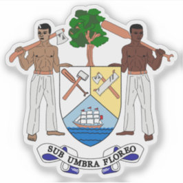 Adesivo Coat of arms of British Honduras-Belize, 1967-1981