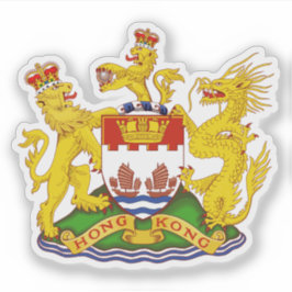 Adesivo Coat of arms of Hong Kong (1959-1997)