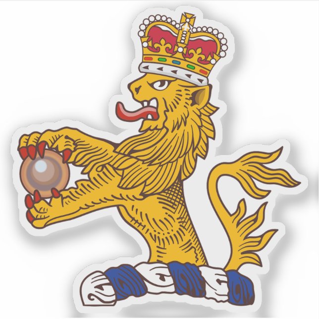 Adesivo Coat of arms of Hong Kong lion (1959–1997) (Frente)