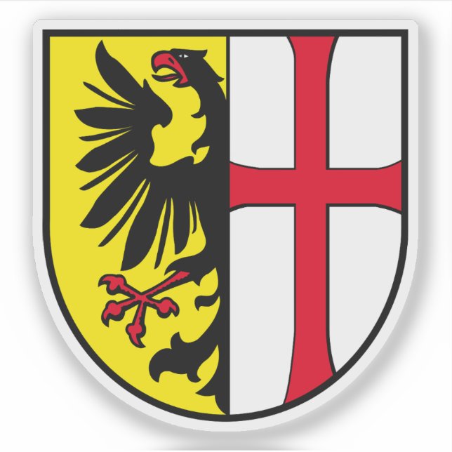 Adesivo Coat of arms of Memmingen, Germany (Frente)
