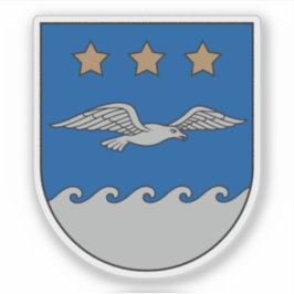 Adesivo Coat of arms of the city of Jūrmala, Latvia