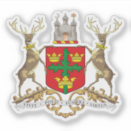 Adesivo Coats of arms of the city of Nottingham, England