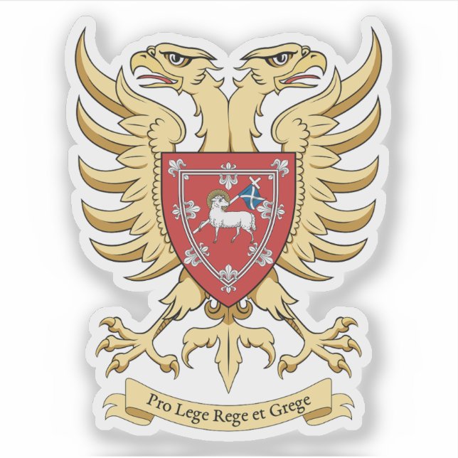 Adesivo Coats of arms of the city of Perth, Scotland (Frente)