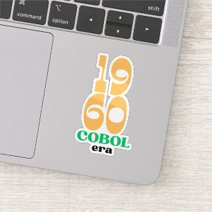 Adesivo Cobol Era 1960 O Nascimento do Código Legado Adesi