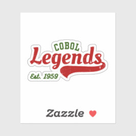 Adesivo COBOL Legends Est. 1959 – A Retro Tech Sticker