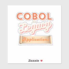 Adesivo Cobol Programming Language Legacy Sticker